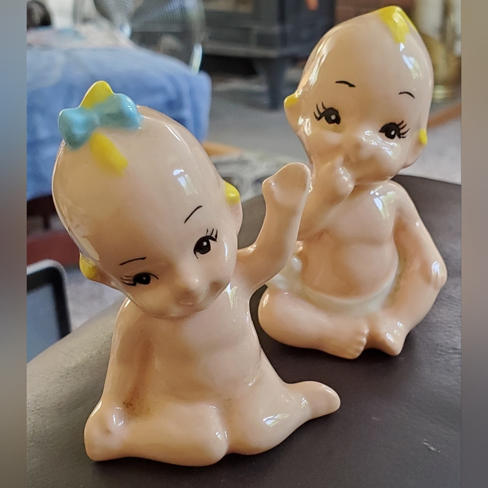 Kewpie like Boy & Girl.Both for ONE price. Perfect cond.